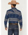Image #4 - Cody James Men's Arrow Bear Southwestern Long Sleeve Snap Flannel Shirt, Blue, hi-res