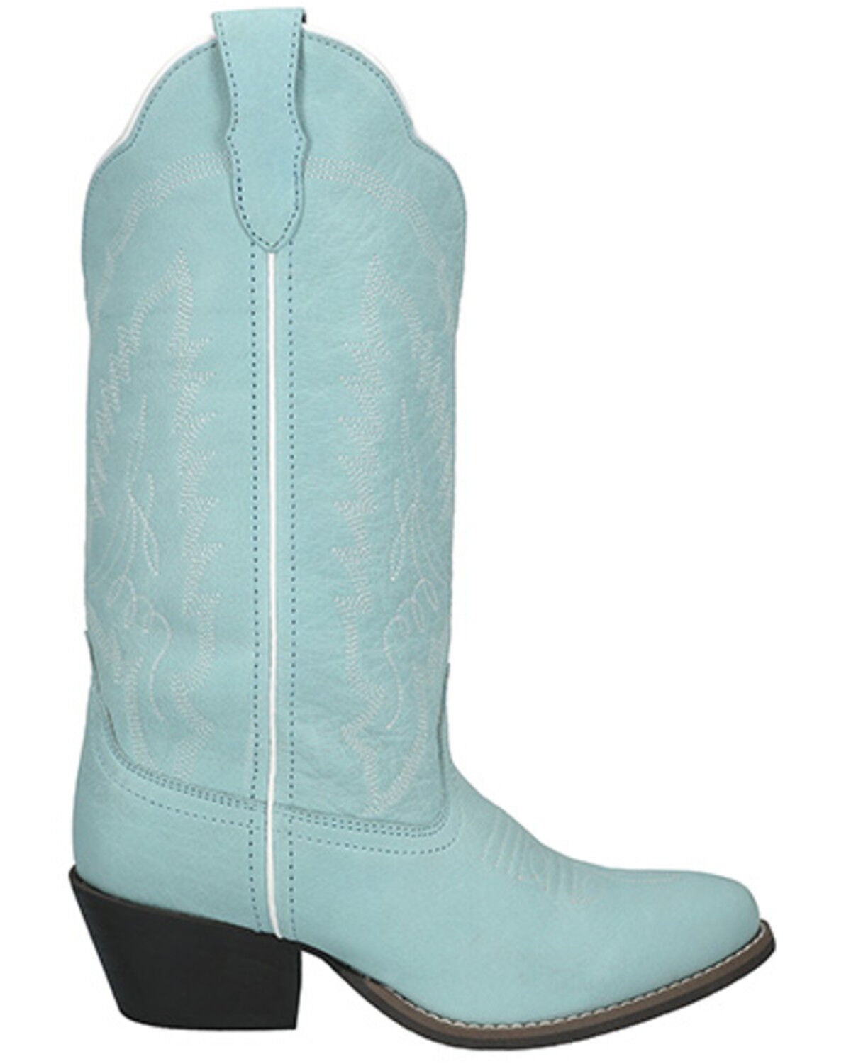 Image #2 - Smoky Mountain Women's Calloway Western Boots - Round Toe, Light Blue, hi-res