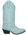 Image #2 - Smoky Mountain Women's Calloway Western Boots - Round Toe, Light Blue, hi-res