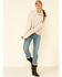 Image #2 - POL Women's Ivory Cable Knit Turtleneck Sweater , , hi-res