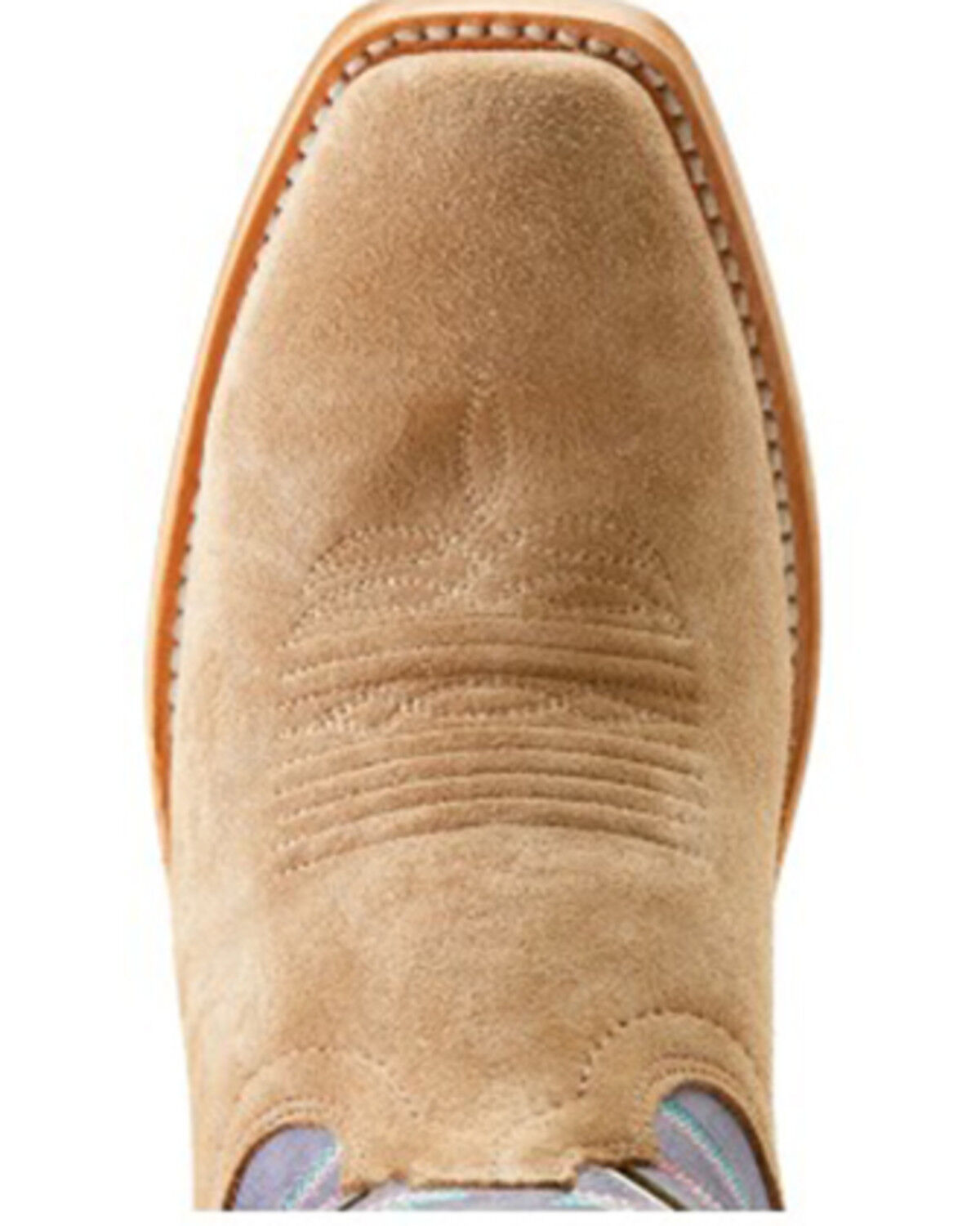 Image #4 - Ariat Women's Futurity Fort Worth Roughout Western Boots - Square Toe, Brown, hi-res