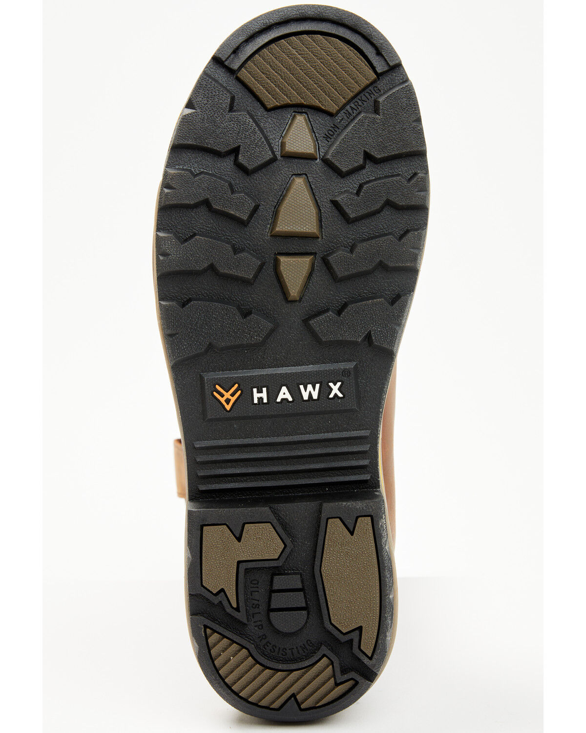 Image #7 - Hawx Men's 10" Internal Met Guard Pull-On Work Boots - Composite Toe, Dark Brown, hi-res