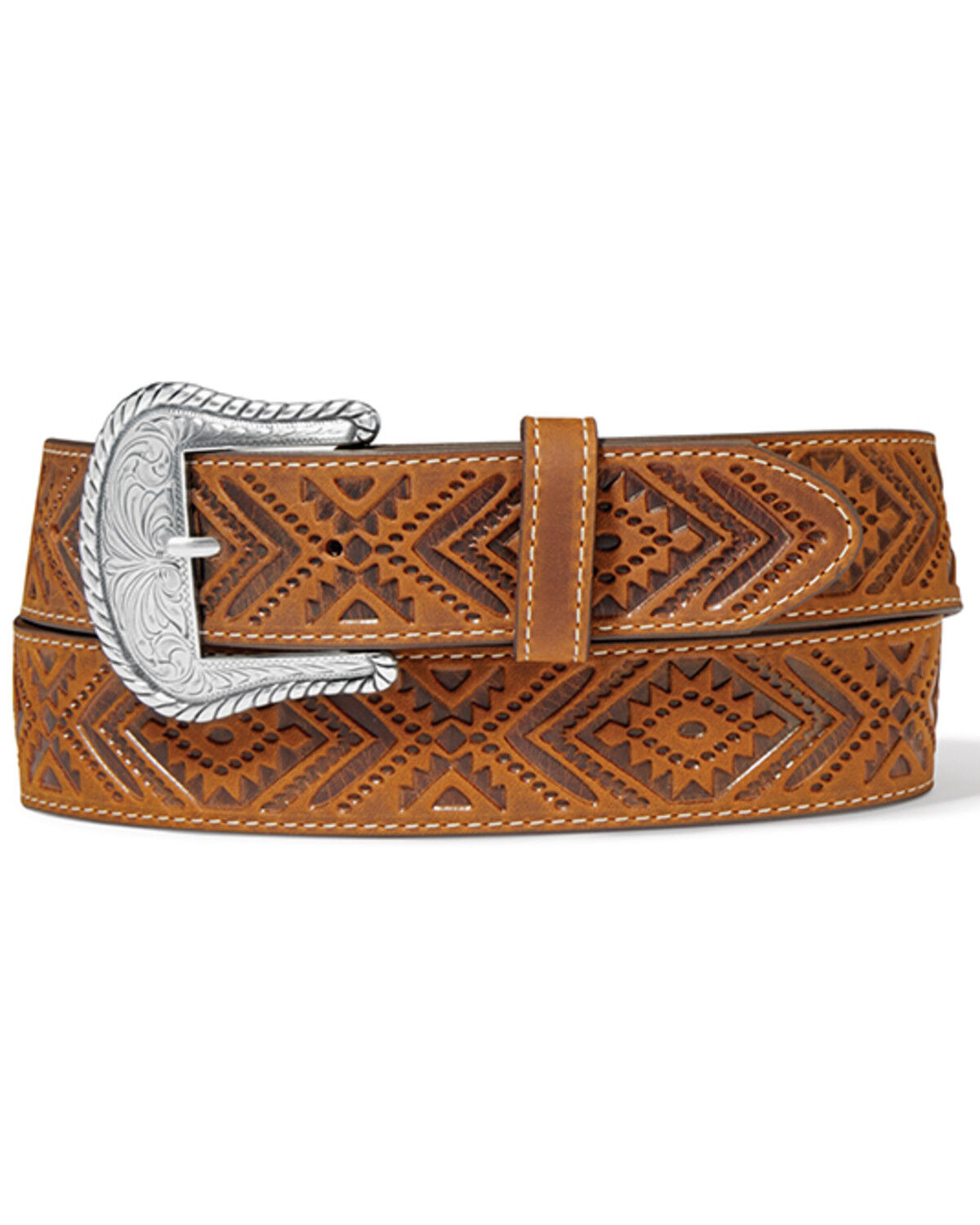Image #1 - Justin Men's Sequoia Western Belt, , hi-res