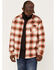 Image #1 - Flag & Anthem Men's Sanders Large Plaid Long Sleeve Button Down Flannel Shirt, Red, hi-res