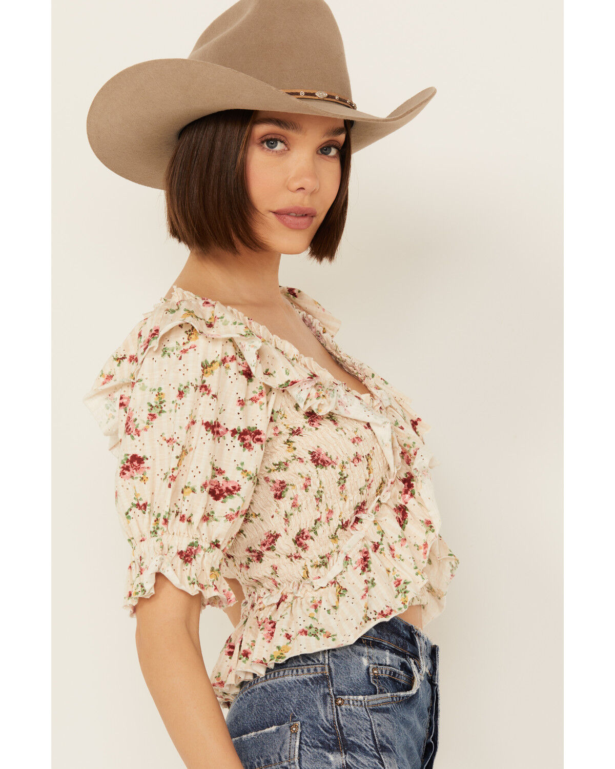 Image #2 - Free People Women's Favorite Girl Top, Ivory, hi-res