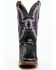 Dan Post Women's Back Cut Python Exotic Western Boot - Broad Square Toe, Black, hi-res