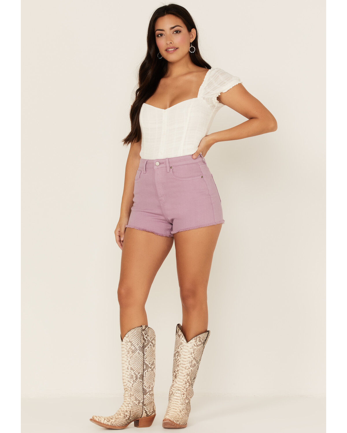 Image #1 - Idyllwind Women's Dusty High Rise Shorts, Mauve, hi-res