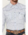 Image #3 - Cowboy Hardware Men's Tonal Paisley Print Long Sleeve Pearl Snap Western Shirt , White, hi-res