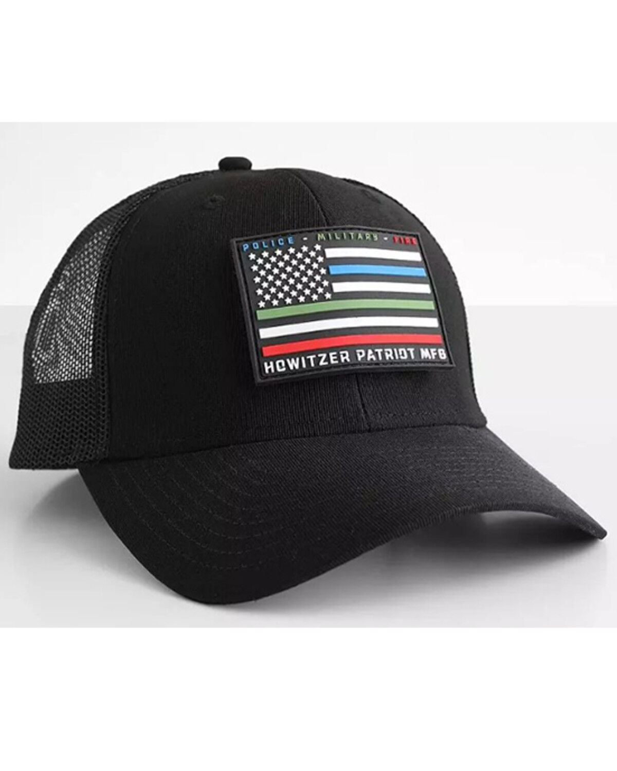 Image #1 - Howitzer Men's Support Ball Cap, Black, hi-res
