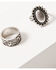 Image #3 - Shyanne Women's Shiloh Ridge Ring Set - 3 Piece, Silver, hi-res