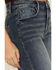 Image #2 - Miss Me Women's Dark Wash High Rise 32" Super Wide Stretch Denim Jeans, Dark Wash, hi-res