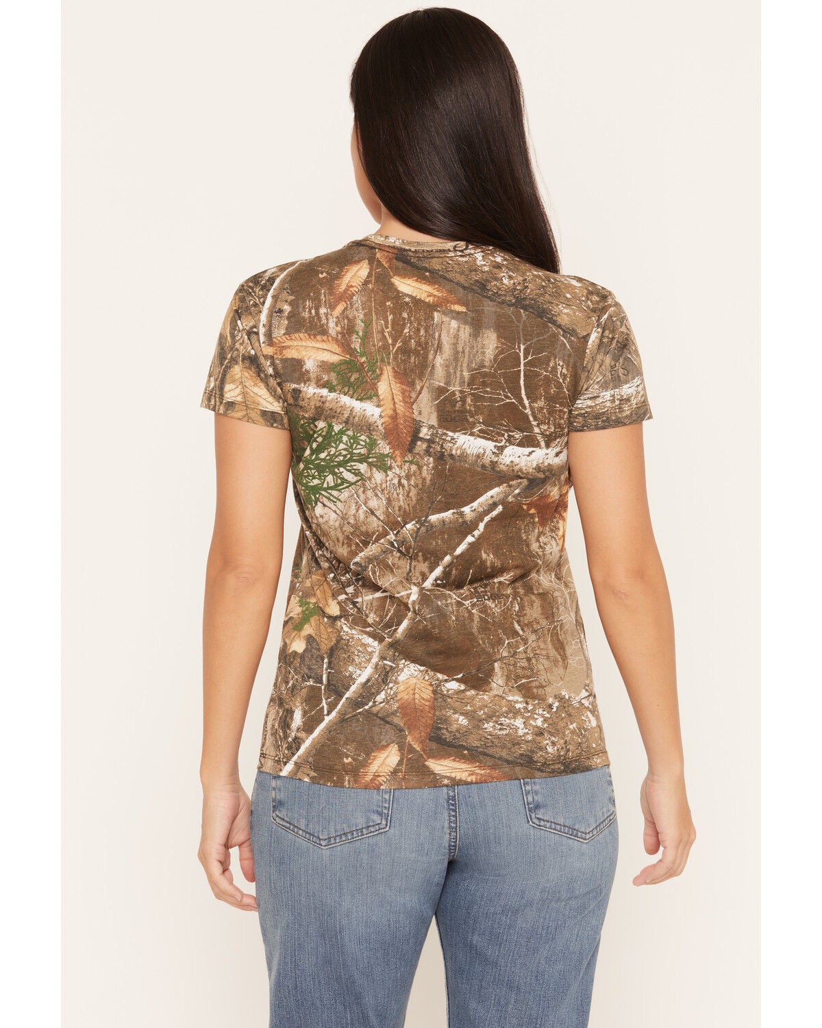 Image #4 - Troll Co Women's DHCM Juno Realtree&reg; Short Sleeve Graphic T-Shirt, Camouflage, hi-res