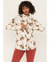 Image #1 - Wrangler Retro Women's Bucking Horse Conversational Print Long Sleeve Snap Western Shirt, Cream, hi-res