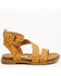 Image #2 - Very G Women's Sylvie Tooled Sandals, Tan, hi-res