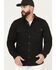 Image #2 - Dickies Men's Tradebuilt Long Sleeve Snap Work Shirt, Black, hi-res