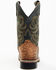 Image #5 - Smoky Mountain Boys' Jesse Bison Leather Print Boot - Square Toe, Brown, hi-res