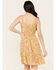Wild Moss Women's Smocked Waist Cami Dress, Mustard, hi-res