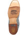 Image #7 - Dan Post Men's Brady Exotic Ostrich Western Boots - Square Toe, Blue, hi-res