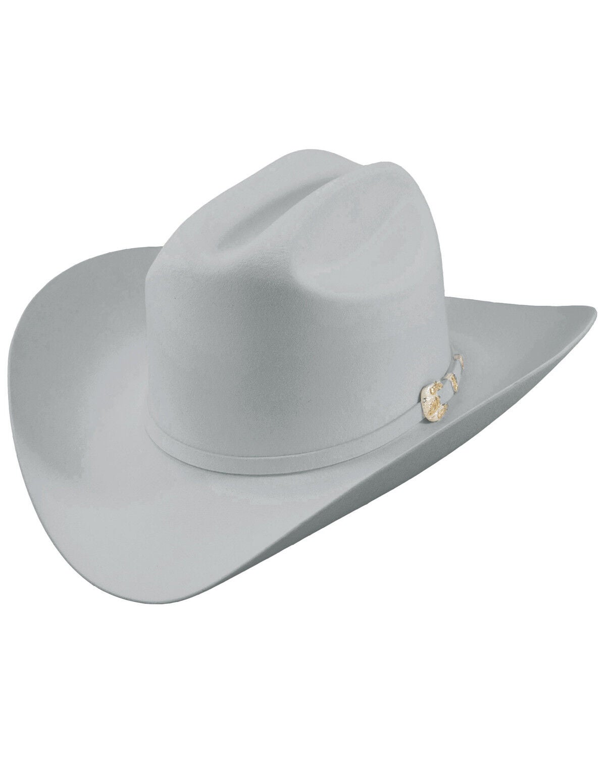 Larry Mahan Imperial 1000X Felt Cowboy Hat, Silver, hi-res