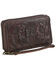 STS Ranchwear Women's Brown Westward Kacy Organizer Wallet, Brown, hi-res