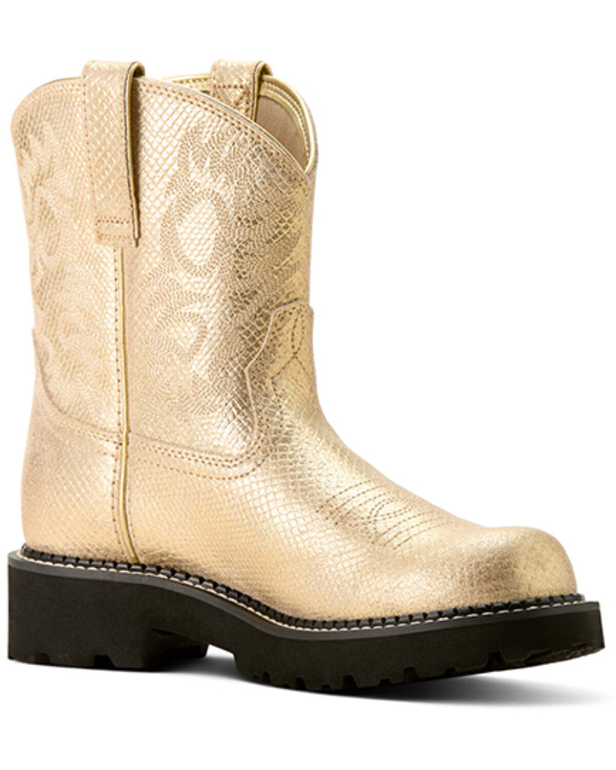 Image #1 - Ariat Women's Fatbaby Western Boots - Round Toe, Yellow, hi-res