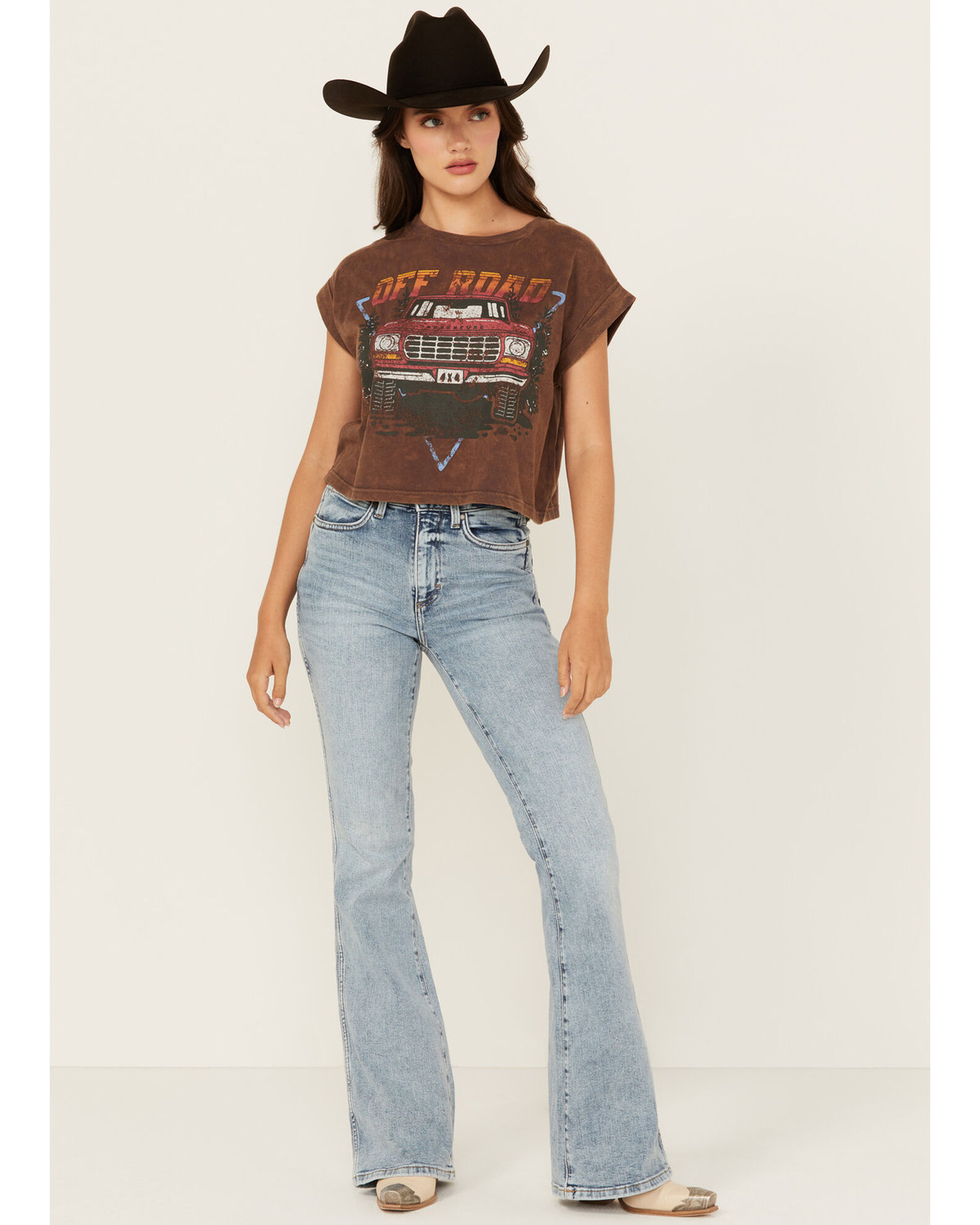 Wrangler Retro Women s Giovanni Light Wash High Rise Flare Stretch Denim Jeans Sheplers