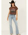Image #1 - Wrangler Retro Women's Giovanni Light Wash High Rise Flare Stretch Denim Jeans, , hi-res
