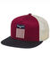 Kimes Ranch Men's Cody Twill Mesh Ball Cap , Burgundy, hi-res