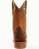 Image #5 - RANK 45® Men's Warrior Xero Gravity Western Performance Boots - Broad Square Toe, Caramel, hi-res