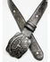 Image #2 - Idyllwind Women's Cordero Longhorn Buckle And Star Cutout Belt, Black, hi-res