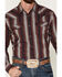 Image #3 - Moonshine Spirit Men's The Vault Long Sleeve Snap Western Shirt, Burgundy, hi-res