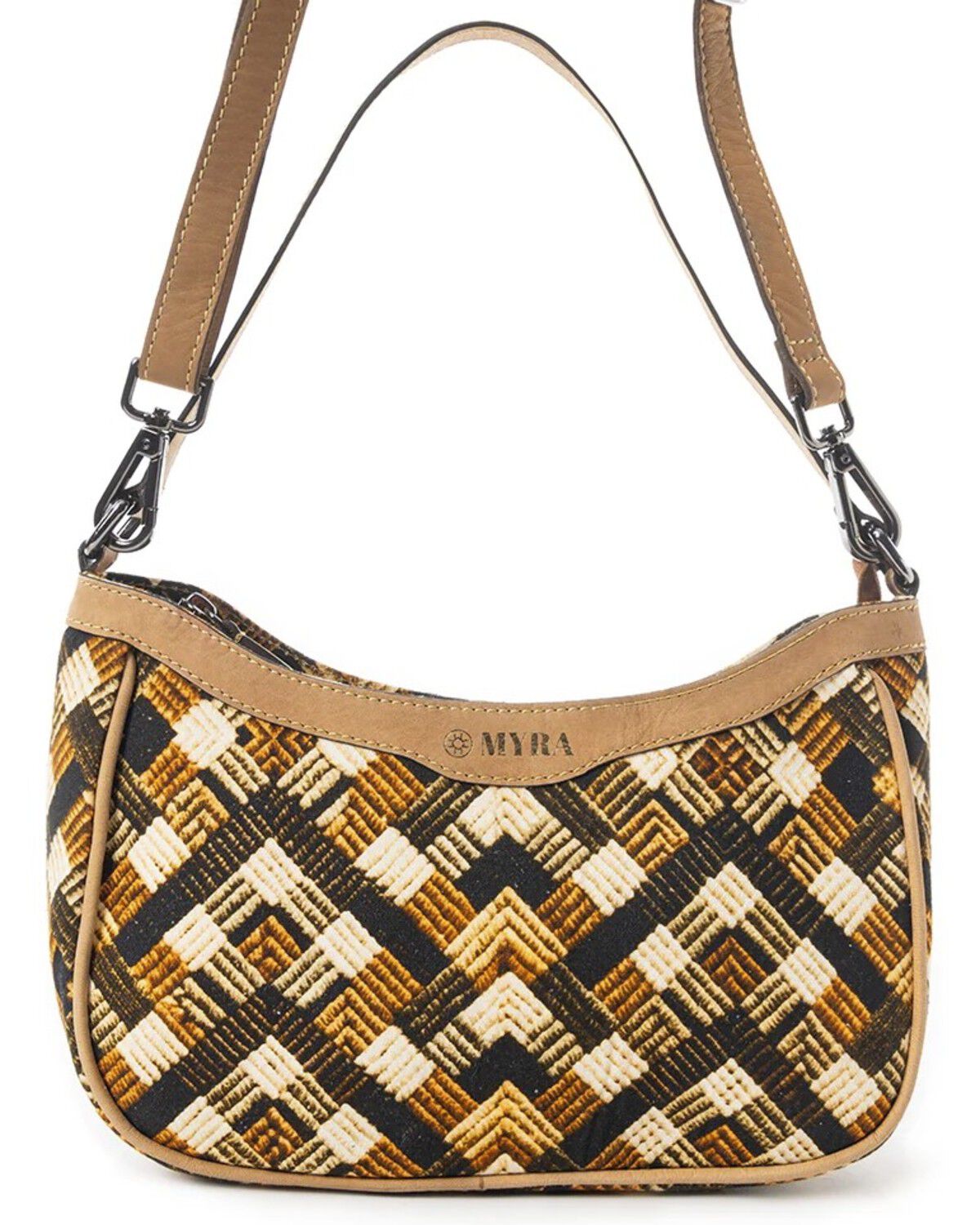 Image #2 - Myra Bag Women's Harvest Chevron Crossbody Bag, Multi, hi-res