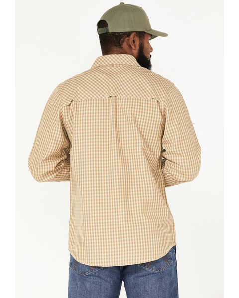 Image #4 - Resistol Men's Wheat Ridge Check Button Down Western Shirt , Sage, hi-res