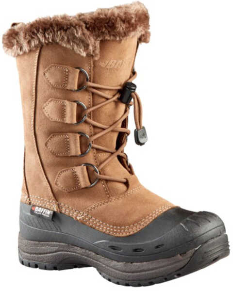 Baffin Women's Chloe Waterproof Suede Leather Tundra Work Boot , Taupe, hi-res