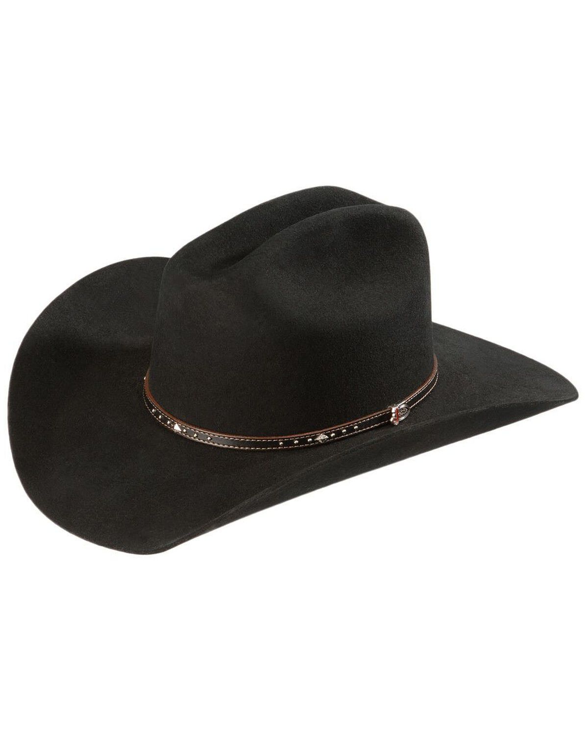 JJF 0842Mstg Fawn Justin Mens 8X Fur Felt Mustang Cowboy Hat