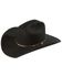 Justin Men's 2X Black Hills Wool Cowboy Hat, Black, hi-res