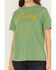 Image #3 - Cleo + Wolf Women's Eddy Lucky Horseshoe Short Sleeve Graphic Tee, Green, hi-res