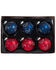 Image #4 - Kurt Adler Glass Bandana Style Ball Ornament Set - 6 Piece, Multi, hi-res