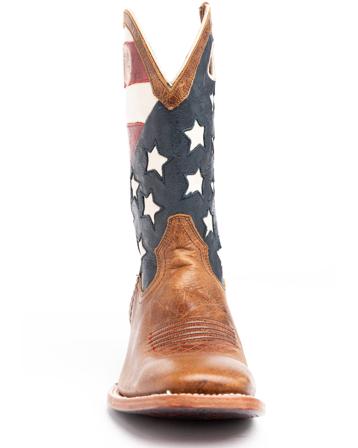 red white and blue ariat boots