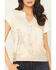 Image #3 - Idyllwind Women's Running Horses Short Sleeve Graphic Baby Tee, Cream, hi-res