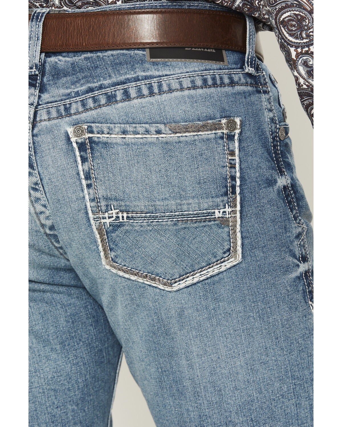 Ariat Men's M2 Stirling Light Wash Relaxed Fit Stretch Bootcut