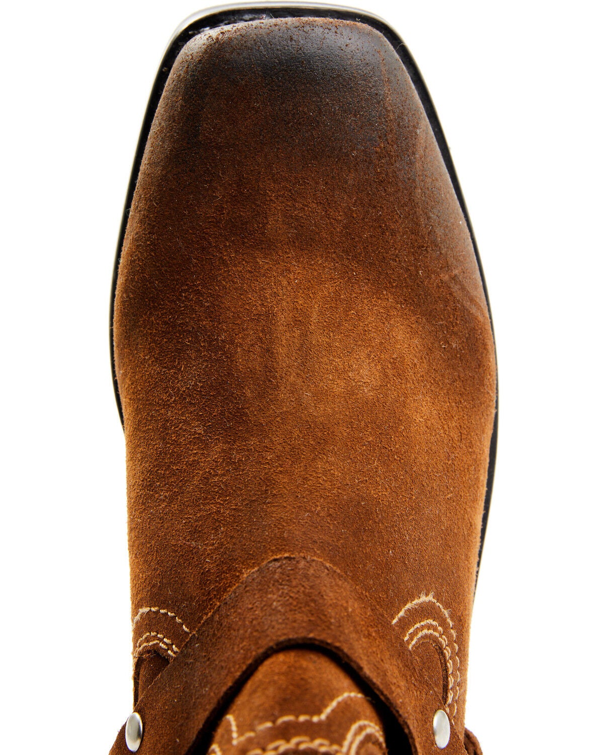 Roughout Moto Boots - Square Toe 