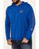 Image #3 - Hooey Men's Captain Bamboo Logo Long Sleeve Hooded T-Shirt, Blue, hi-res