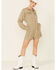 Image #1 - Very J Women's Tencel Utility Romper, Olive, hi-res