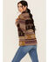 Image #4 - Shyanne Women's Southwestern Print Blazer Shacket, Fuchsia, hi-res