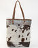 Image #1 - Myra Bag Women's Sooty Specks Canvas & Hair-On Tote, Black, hi-res