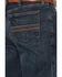 Image #4 - Cinch Men's Silver Label Dark Wash Mid Rise Slim Straight Performance Jeans, Dark Stone, hi-res