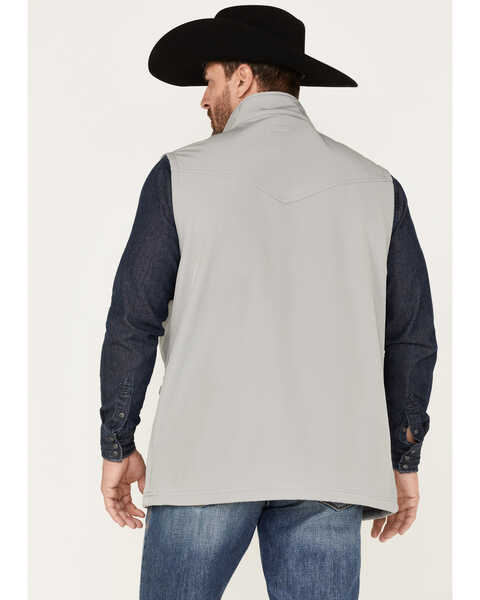 Image #4 - RANK 45® Men's Hadwick Softshell Vest, Grey, hi-res