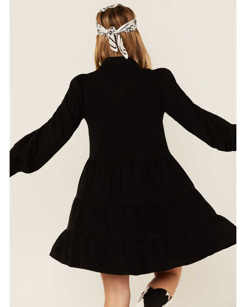 Image #4 - Maggie Sweet Women's Dolly Tiered Dress, Black, hi-res