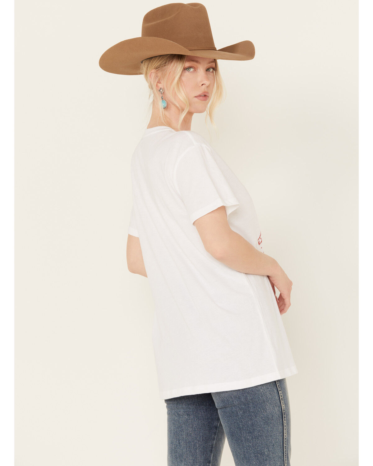 Image #4 - Wrangler Retro Women's Bucking Bronc Boyfriend Graphic Tee, White, hi-res